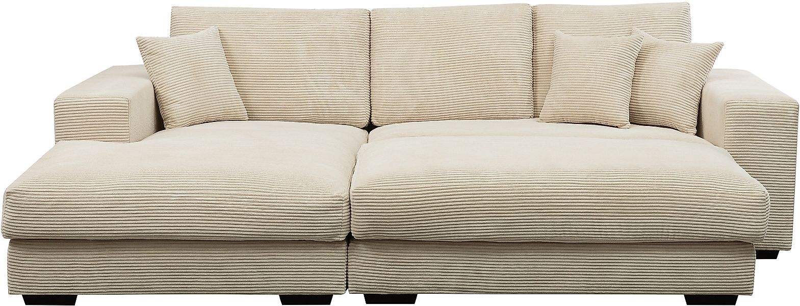 WERK2 Ecksofa "Eden" mit Polsterhocker günstig online kaufen