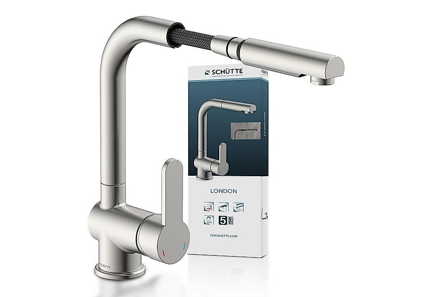 Schütte Spültischarmatur LONDON Hochdruckarmatur mit Cold-Start-Funkt., 360 günstig online kaufen