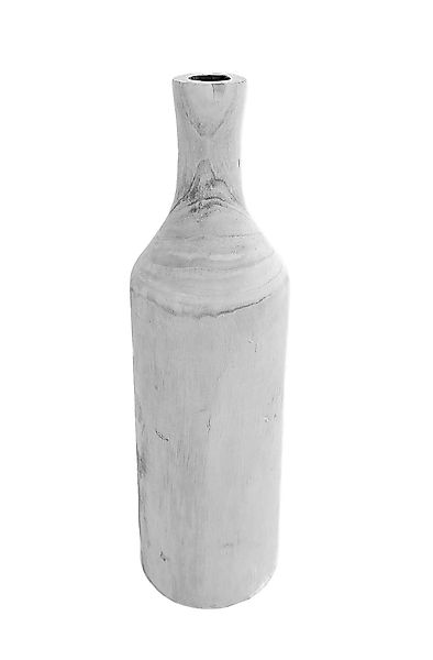 Spetebo Dekovase Design Holz Blumen Vase günstig online kaufen