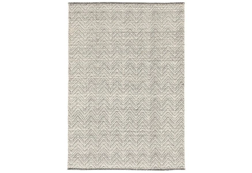 Pergamon Wollteppich Natur Teppich Kelim Wolle Lara Meliert, Rechteckig, Hö günstig online kaufen