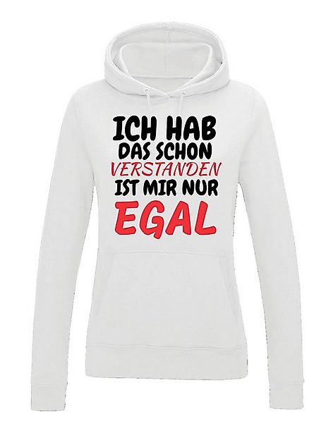 Youth Designz Kapuzenpullover Verstanden Egal Damen Hoodie Pullover mit wit günstig online kaufen