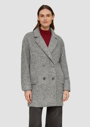 s.Oliver Funktionsmantel Outdoor-Mantel Bouclé-Mantel im Relaxed günstig online kaufen