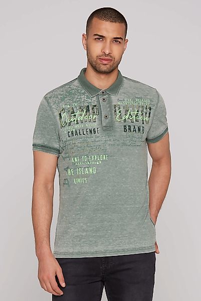 CAMP DAVID Poloshirt, mit Logo Print günstig online kaufen