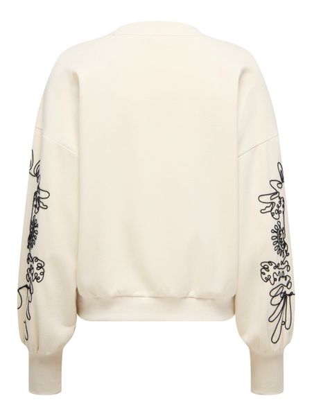 ONLY Sweatshirt ONLBROOKE L/S O-NECK DETAIL günstig online kaufen