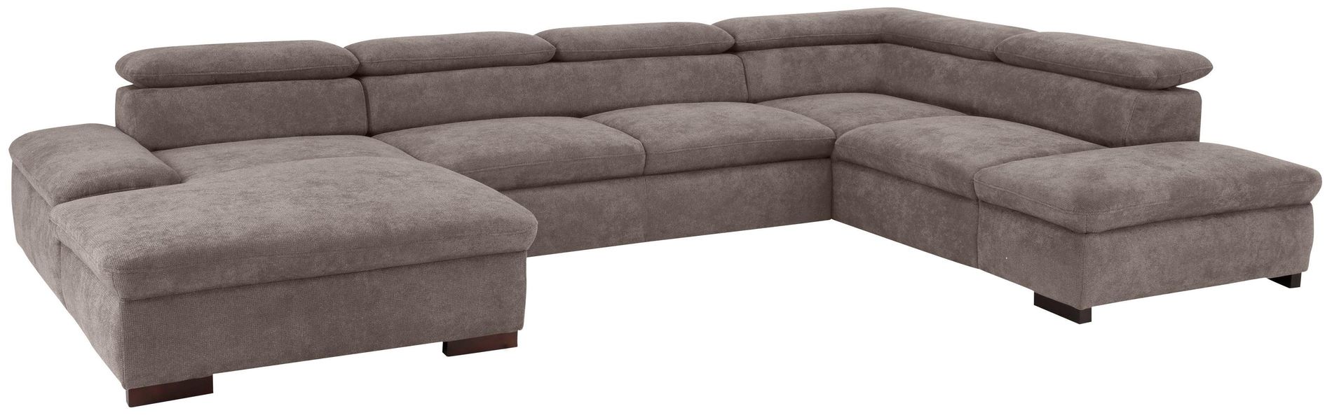 Home affaire Wohnlandschaft Alberto U-Form, mit günstig online kaufen