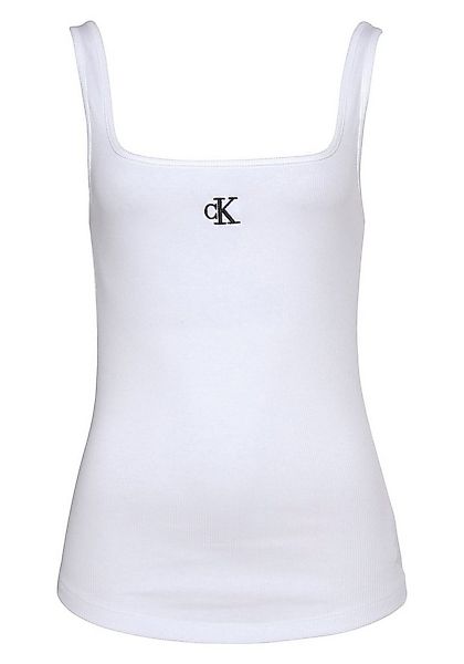 Calvin Klein Jeans Tanktop CK RIB TANK TOP mit eckigem Ausschnitt günstig online kaufen