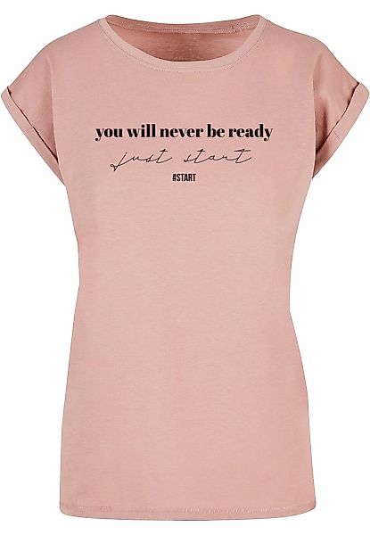 Merchcode T-Shirt "Merchcode Damen Ladies Just Start T-Shirt", (1 tlg.) günstig online kaufen