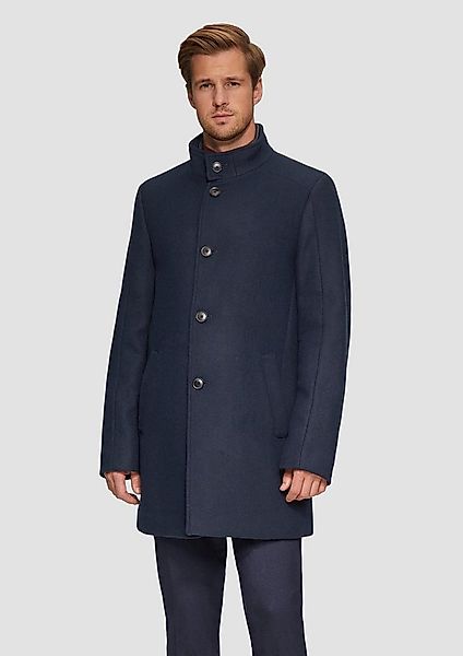 s.Oliver Wintermantel Outdoor-Mantel Mantel aus Wollmix mit fixiertem Stepp günstig online kaufen