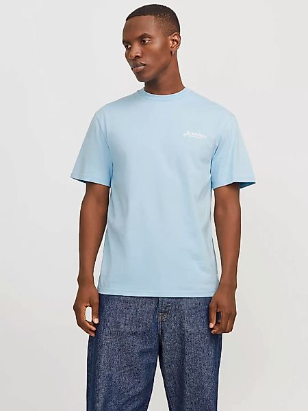 Jack & Jones T-Shirt JJBEAU TEE SS FRONTPRINT CREW NECK günstig online kaufen