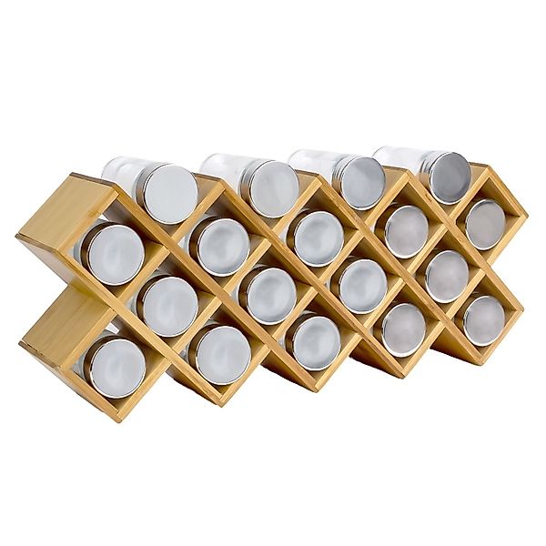 Intirilife Gewürzregal, Set 19-tlg., Küchenregal Set günstig online kaufen