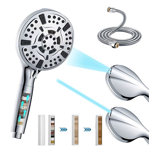 Refttenw Handbrause Handbrause mit Filter, Regendusche, günstig online kaufen