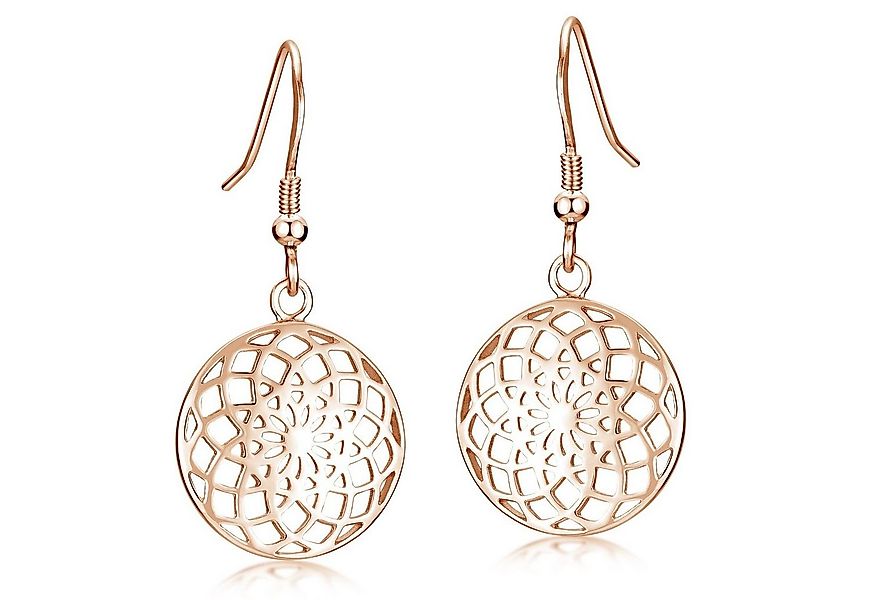 Materia Paar Ohrhänger Lebensblume / Blume des Lebens SO-451 Rose, 925 Ster günstig online kaufen