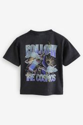 Next T-Shirt Kurzarm-T-Shirt mit Rücken-Print (1-tlg) günstig online kaufen