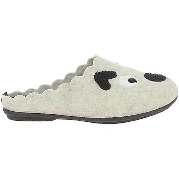 La Maison De L'espadrille  Pantoffeln CHIEN Maison de l'Espadrille ECRU 905 günstig online kaufen