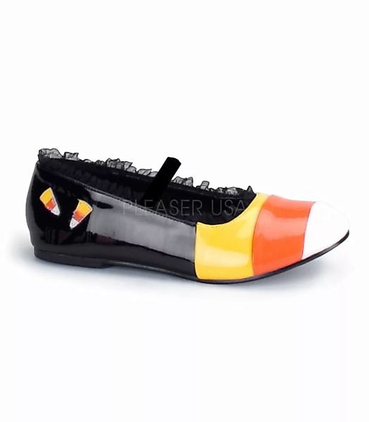 Funtasma Ballerinas CANDYKORN-12 Schwarz-Gelb-Orange-Weiss Lack (Schuhgröße günstig online kaufen