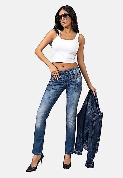Cipo & Baxx 5-Pocket-Jeans Jeans in Straight-Fit, CBW-0282 günstig online kaufen