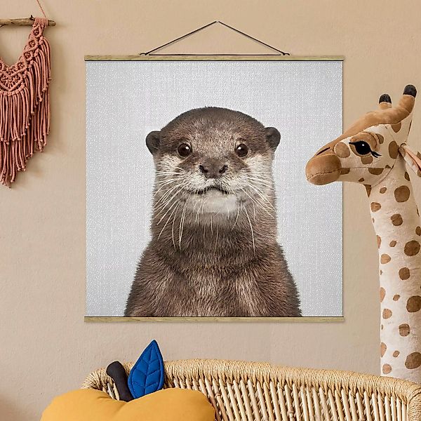 Stoffbild mit Posterleisten Otter Oswald günstig online kaufen