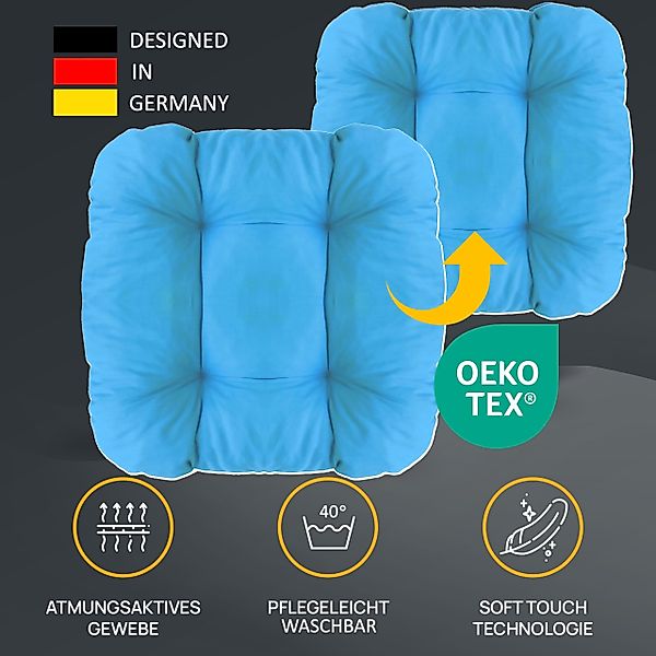 LILENO HOME Stuhlkissen Sitzkissen für Gartenstuhl, günstig online kaufen