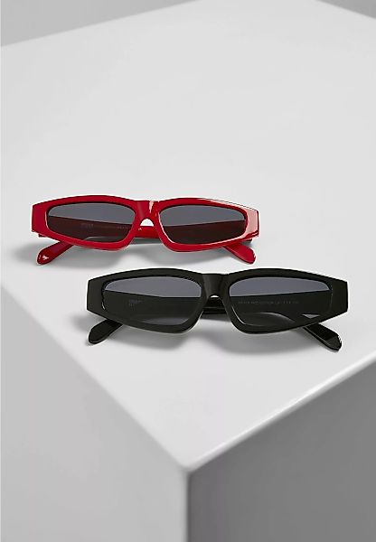 URBAN CLASSICS Sonnenbrille "Unisex Sunglasses Lefkada 2-Pack" günstig online kaufen