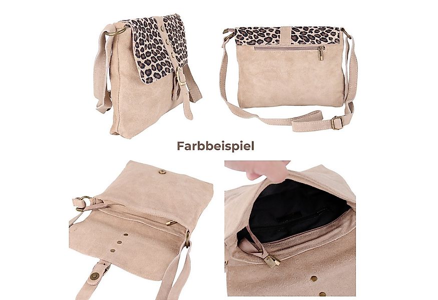MIRROSI Umhängetasche Damen Klein Crossbody Bag, Echtleder Made in Italy (M günstig online kaufen