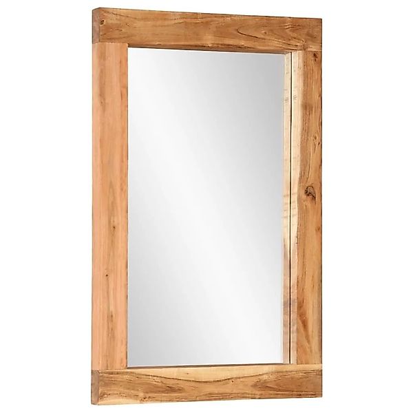 vidaXL Spiegel 70x50 cm Massivholz Akazie und Glas 351983 günstig online kaufen