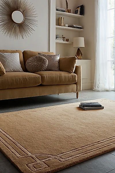 FLAIR RUGS Teppich »Gatsby«, rechteckig, 8 mm Höhe, mit Bordürendesign günstig online kaufen