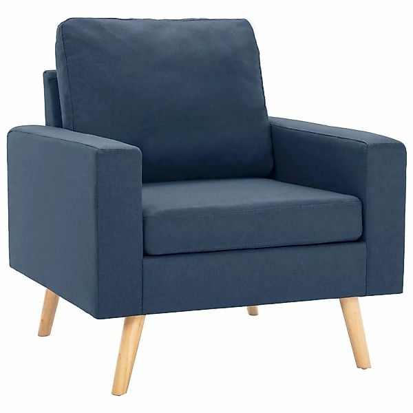 vidaXL Sessel Blau Stoff Modell 6 günstig online kaufen