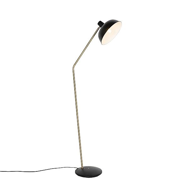 Qazqa Stehlampe Milou, ohne Leuchtmittel, E27, günstig online kaufen