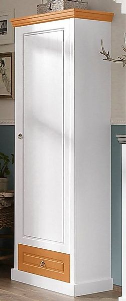 Home affaire Garderobenschrank Basilico aus massiver Kiefer, FSC®, Breite 6 günstig online kaufen