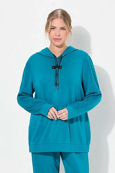 Ulla Popken Sweatshirt Sweatshirt Schriftdruck Kapuze Langarm Hoodie günstig online kaufen