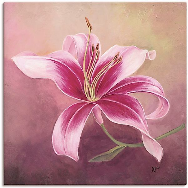Artland Wandbild »Frühe Lilie« 1 Stk. tlg. als Leinwandbild, Poster in vers günstig online kaufen