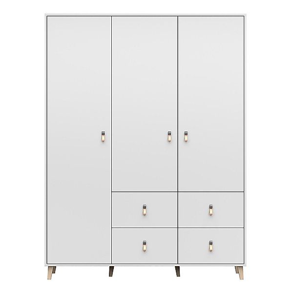MOEBLO Drehtürenschrank FAGO 19 4S3D (Griffe günstig online kaufen