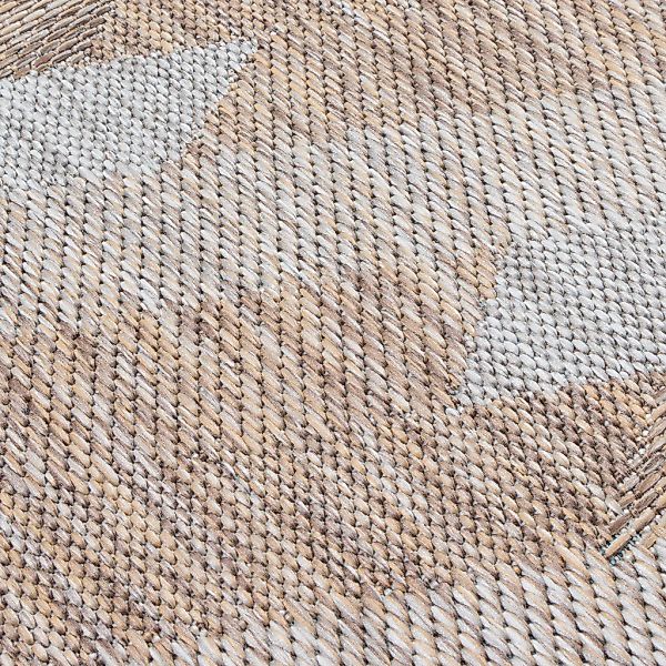 Sanat Teppich »Melissa 8004«, rund, 10 mm Höhe, Kurzflor, In -und Outdoor g günstig online kaufen