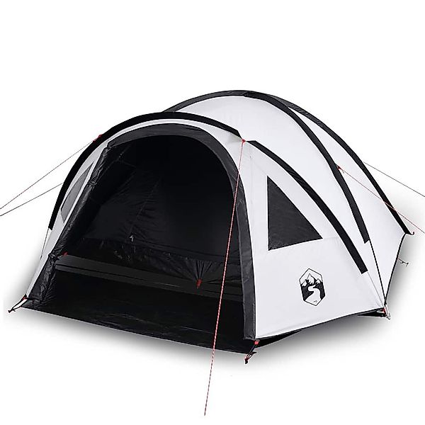 vidaXL Kuppelzelt Kuppel-Campingzelt 4 Personen Weiß günstig online kaufen