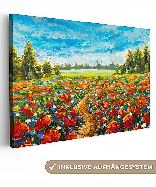 OneMillionCanvasses® Leinwandbild Malerei - Ölfarbe - günstig online kaufen