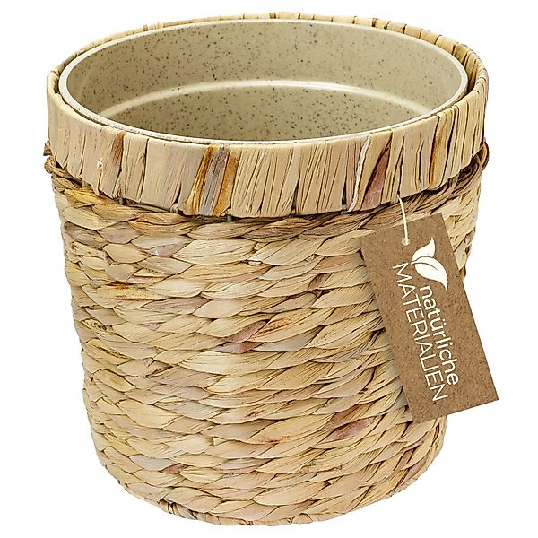HMF Wasserhyazinthentopf Innovativer Blumentopf geflochten aus günstig online kaufen