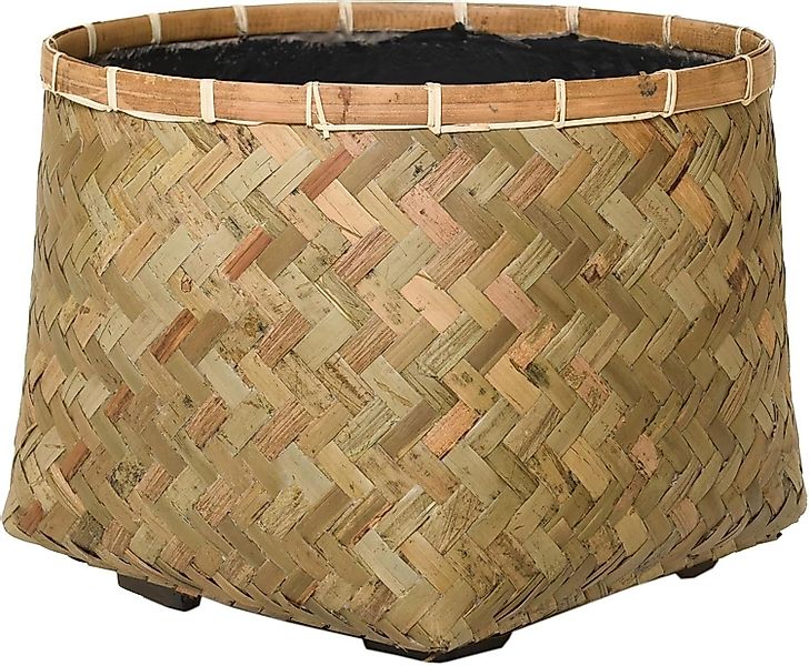 VIVANNO Blumentopf Bambus CISTELLA Rund - günstig online kaufen
