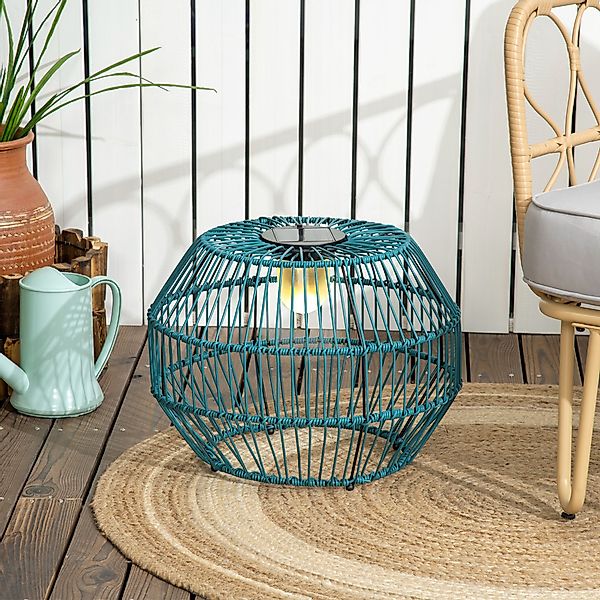 Outsunny Solarleuchte Gartenlampe wasserdichte Wegleuchte mit Lichtsensor a günstig online kaufen