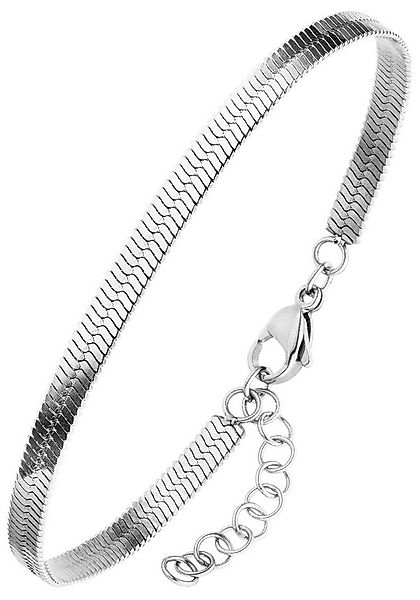 JOBO Armband Herringbone, Edelstahl 17-20 cm verstellbar günstig online kaufen