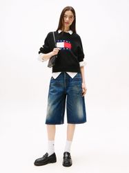 Tommy Jeans Strickpullover TJW MELANGE FLAG günstig online kaufen