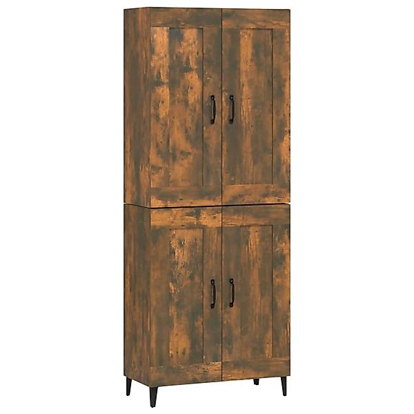 vidaXL Highboard Räuchereiche 69,5x34x180 cm Holzwerkstoff 3115001 günstig online kaufen