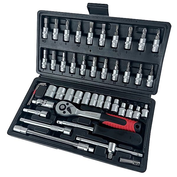 Tech-Craft Ratschen und Bit Set für Präzise Schraubarbeiten im Haushalt 46 günstig online kaufen
