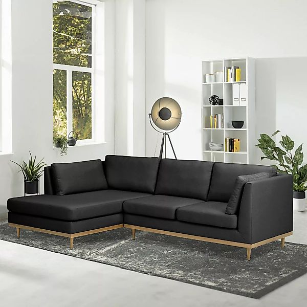 Max Winzer® Ecksofa Sofa Larsen Ecksofa links mit Sofa 2-Sitze rechts Flach günstig online kaufen