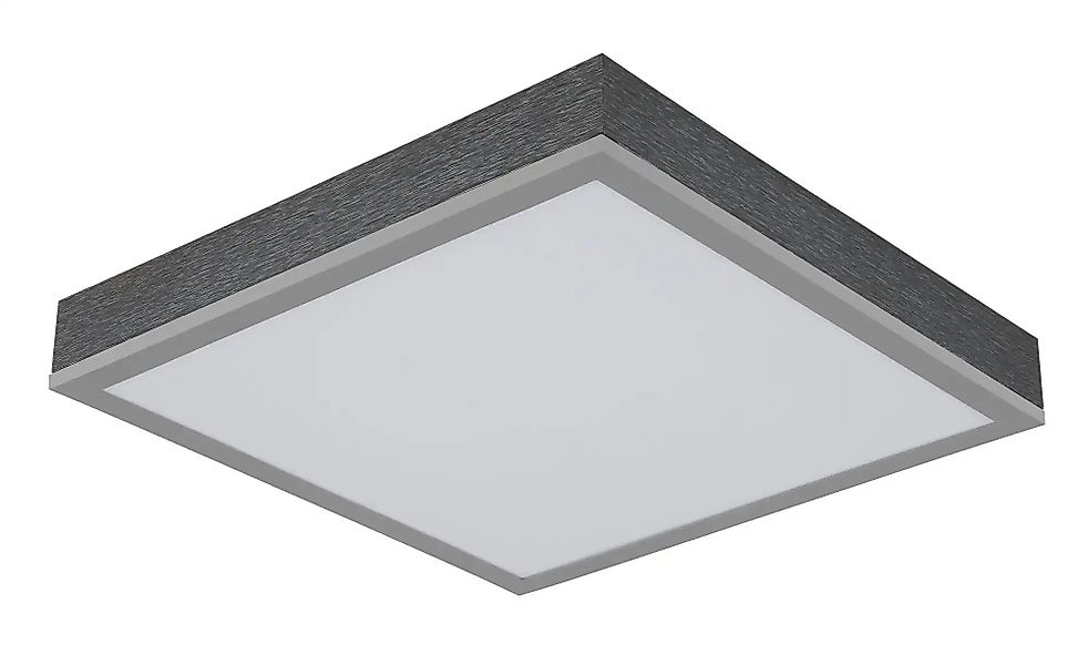 Globo Lighting Deckenleuchte   ¦ grau ¦ Maße (cm): B: 30 H: 6 Lampen & Leuc günstig online kaufen