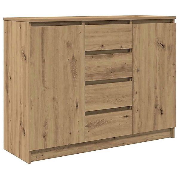 vidaXL Sideboard mit Schubladen Artisan-Eiche 100,5x35x76 cm 3328452 günstig online kaufen