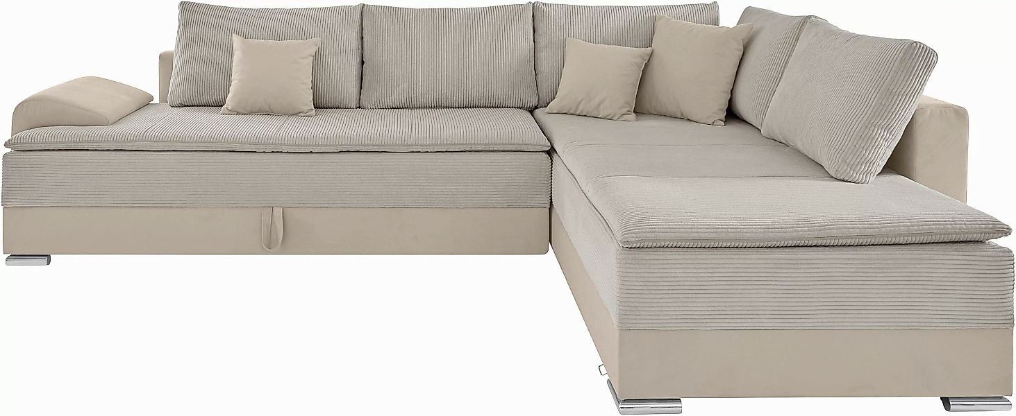 INOSIGN Ecksofa "Night & Day L-Form mit Dauer-Schlaffunktion mit Armlehne", günstig online kaufen