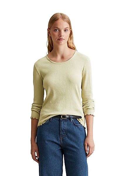 Marc O'Polo DENIM Langarmshirt aus modernem Ribbjersey günstig online kaufen