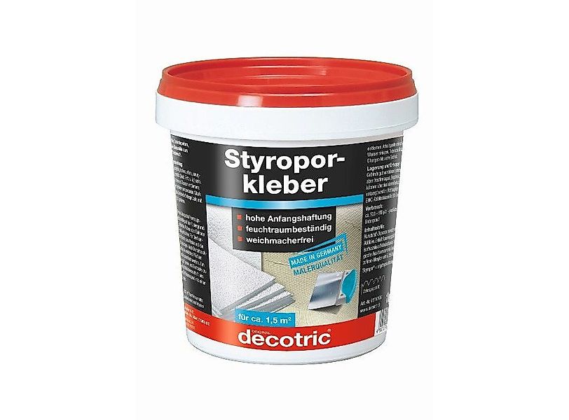 decotric® Dispersionskleber Decotric Styroporkleber 1 kg günstig online kaufen