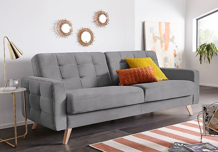 exxpo - sofa fashion 3-Sitzer "Nappa, kompakt und komfortabel, bequem, zeit günstig online kaufen