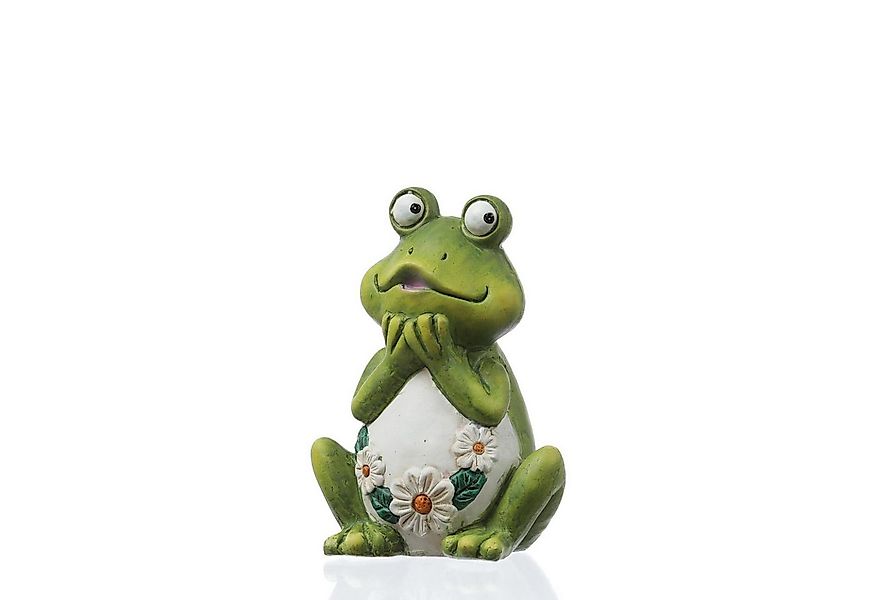 MARELIDA Gartenfigur verträumter Frosch Rosie Dekofigur Tierfigur für Beet günstig online kaufen